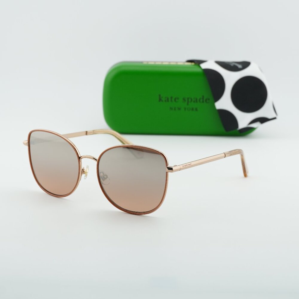 Kate Spade MARYAM/G/S 0AU2 G4 Butterfly Sunglasses - Gold/Brown